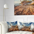 thumbnail image 1 of Designart Sunrise with Old Tree at Peak - Landscape Photo Throw Pillow - 16x16, 1 of 5