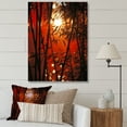 thumbnail image 1 of Designart "Sunset Amidst Bamboo" Bamboo Wall Decor, 1 of 7