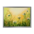 thumbnail image 1 of Designart 'Sunset Field With Herbs and Chamomiles' Traditional Framed Art Print, 1 of 4