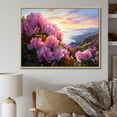 thumbnail image 1 of Designart "Sunset Glory Amongst Blooms" Rhododendron Floater Framed Wall Decor, 1 of 5