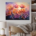 thumbnail image 1 of Designart "Sunset Glow Among Tulips I" Tulips Canvas Prints, 1 of 7