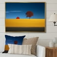 thumbnail image 1 of Designart "Sunset Horizons Endless In Prairies I" Prairies Floater Framed Wall Art Living Room, 1 of 5