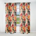 thumbnail image 1 of Designart "Sunset In The Tropics I" Floral Blackout Curtain Single Panel, 1 of 4