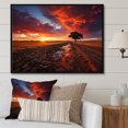 thumbnail image 1 of Designart "Sunsets in Saskatchewan, Canada" Landscapes Floater Framed Wall Art Print, 1 of 7