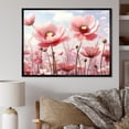 thumbnail image 1 of Designart "Sunshine Blooms in Pink Glow" Floral Framed Wall Art - Traditional Pink Flowers Entryway Framed Wall Art, 1 of 6