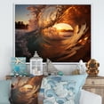 thumbnail image 1 of Designart "Surfers Paradise Wave Photo IV" Nautical & Beach Floater Framed Canvas Art Print, 1 of 7