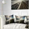 thumbnail image 1 of Designart Surreal Atlantic Ocean Coast - Seashore Photo Throw Pillow - 18x18, 1 of 5