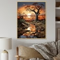thumbnail image 1 of Designart "Surreal Baobab Dreamscape I" Tree Baobab Floater Framed Canvas Art Print, 1 of 5