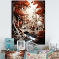 thumbnail image 1 of Designart "Surreal Castle Fantasy In Landscape" Castles Canvas Art Print, 1 of 7