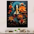 thumbnail image 1 of Designart "Surreal Space Liftoff" Rocketship Canvas Wall Art, 1 of 7