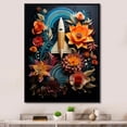 thumbnail image 1 of Designart "Surreal Space Liftoff" Rocketship Floater Framed Canvas Wall Art, 1 of 5
