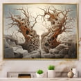thumbnail image 1 of Designart "Surreal Tree Of Entwined Roots I" Surrealism Floater Framed Canvas Prints, 1 of 5