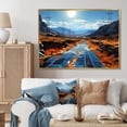 thumbnail image 1 of Designart "Sustainable Geometry Solar Panels" Architecture Floater Framed Wall Decor, 1 of 7