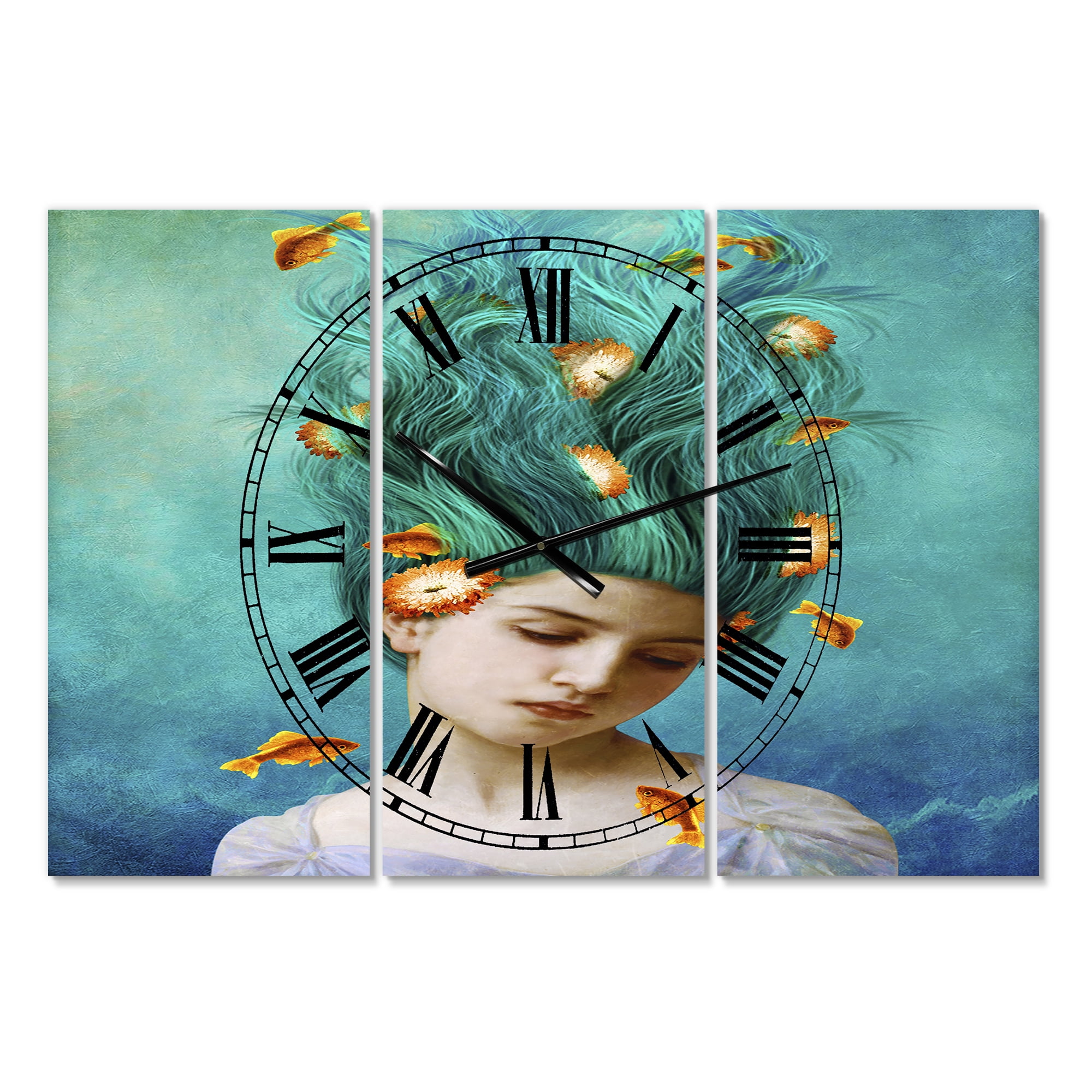 Designart 'Sweet Allure' Oversized Modern Wall Clock