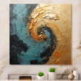 thumbnail image 1 of Designart "Swirl Vortex In The Desert Mirage IV" Abstract Spirals Canvas Art Print, 1 of 7