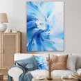 thumbnail image 1 of Designart "Swirling Blue Wave Spiral" Abstract Spirals Canvas Art Print, 1 of 7
