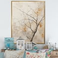 thumbnail image 1 of Designart "Sycamore In Minimalist Landscape I" Tree Sycamore Floater Framed Wall Decor, 1 of 5