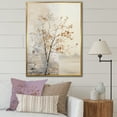 thumbnail image 1 of Designart "Sycamore In Minimalist Landscape" Tree Sycamore Floater Framed Canvas Prints, 1 of 5