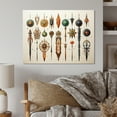 thumbnail image 1 of Designart "Symbols Sacred African Wall art II" African Metal Wall Art, 1 of 5