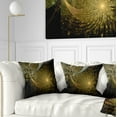 thumbnail image 1 of Designart Symmetrical Firework Pattern - Abstract Throw Pillow - 18x18, 1 of 1