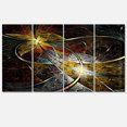 thumbnail image 1 of Designart 'Symmetrical Fractal Flower' Metal Wall Art, 1 of 3