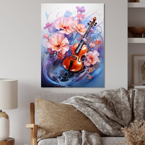 Designart "Symphonic Representation of Africa I" Music Metal Wall Art