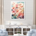 thumbnail image 1 of Designart "Symphony of Pink and Blue Seashells in Watercolor" Coastal Framed Wall Art - Coastal Pink Coastal Tropical Hallway Framed Wall Art Decor, 1 of 6