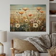 thumbnail image 1 of Designart "Symphony of Wildflower Blooms" Floral Print on Natural Pine Wood, 1 of 5