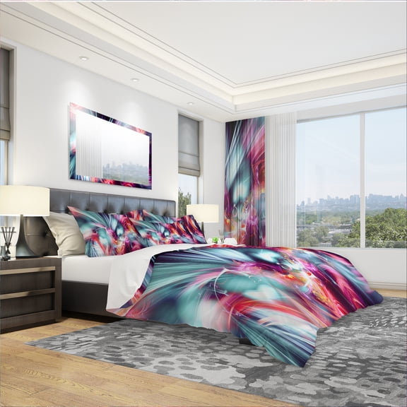 Designart 'Take Me Over' Modern & Contemporary Duvet Cover Set