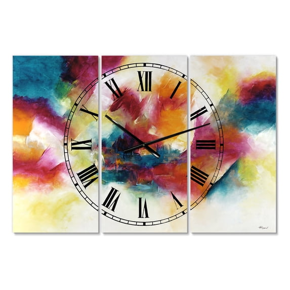 Designart 'Taking Center Stage' Large Modern Wall Clock