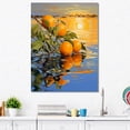 thumbnail image 1 of Designart "Tangerine Twilight In Sunset Sienna IV" Fruits Canvas Prints, 1 of 7