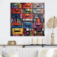 thumbnail image 1 of Designart "Tape Mosaic Cassette Tapes II" Music Wall Decor, 1 of 5