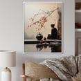 thumbnail image 1 of Designart "Tea Ceremony Japon painting II" Food & Beverage Floater Framed Canvas Print, 1 of 7
