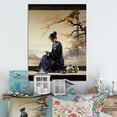 thumbnail image 1 of Designart "Tea Ceremony Japon painting IV" Food & Beverage Metal Art Print, 1 of 5