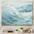 thumbnail image 1 of Designart "Tempestuous Blue Sea" Storms Wall Art Prints, 1 of 7