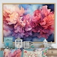 thumbnail image 1 of Designart "Tempestuous Clouds Ink Panorama" Clouds Floater Framed Wall Art Living Room, 1 of 5