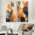 thumbnail image 1 of Designart "Terracotta Toned Foliage Funky Vibes II" Abstract Botanicals Wall Art Set Of 2 - Modern Yellow Wall Decor Set Of 2, 1 of 6