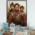 thumbnail image 1 of Designart "Terracotta Warriors China Art painting I" Chinese Floater Framed Canvas Art Print, 1 of 7