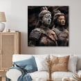 thumbnail image 1 of Designart "Terracotta Warriors of China III" People Wall Art - Global Brown China Art Entryway Wall Art, 1 of 6