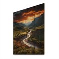 thumbnail image 1 of Designart "Texas Sunset Ultra-Wide Angle horizon II" Texas Print on Natural Pine Wood, 1 of 5