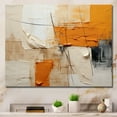 thumbnail image 1 of Designart "Textile Euphony II" Abstract Collages Canvas Wall Art, 1 of 5