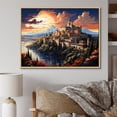 thumbnail image 1 of Designart "The Alhambra Palace in Granada, Spain" Architecture Floater Framed Wall Decor, 1 of 7