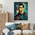 thumbnail image 1 of Designart "The Beautiful Game Soccer Elegance" Soccer Metal Art Living Room, 1 of 5