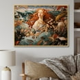 thumbnail image 1 of Designart "The Birth of Venus A Timeless Masterpiece III" Masterpiece Floater Framed Wall Art Living Room, 1 of 7