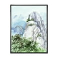 thumbnail image 1 of Designart 'The Clouds Over Mountain Top' Traditional Framed Canvas Wall Art Print, 1 of 5