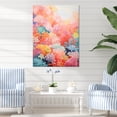 thumbnail image 1 of Designart "The Expressive Barrier Of The Coral Reef I" Coastal Coral Under Water Canvas Wall Art, 1 of 7