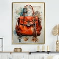 thumbnail image 1 of Designart "The Fashionista'S Essential Accessory: A Stylish Handbag" Fashion Bag Floater Framed Canvas Prints, 1 of 5