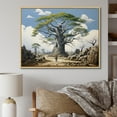 thumbnail image 1 of Designart "The Guardians Baobab Tree I" Floral Floater Framed Wall Decor, 1 of 7