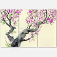 thumbnail image 1 of Designart ' The Japanese Tree With Purple Flowers On ' Traditional Canvas Wall Art Print, 1 of 3