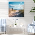 thumbnail image 1 of Designart "The Path Leading to the Beach IV" Nautical & Beach Metal Wall Art, 1 of 5